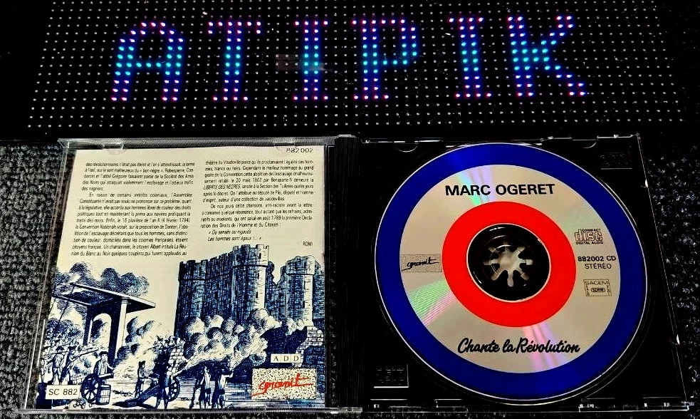 📯 Cd Marc Ogeret - Canta La Revolución Bicentenario 1789 1989 – photo 3